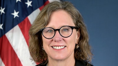 Ann Carlson, shown in an undated photo, has served as acting administrator of the National Highway Traffic Safety Administration, where she started as chief counsel in 2021.
