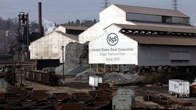 United States Steel's Edgar Thomson Plant in Braddock, Pa. is shown on Feb. 26, 2019.