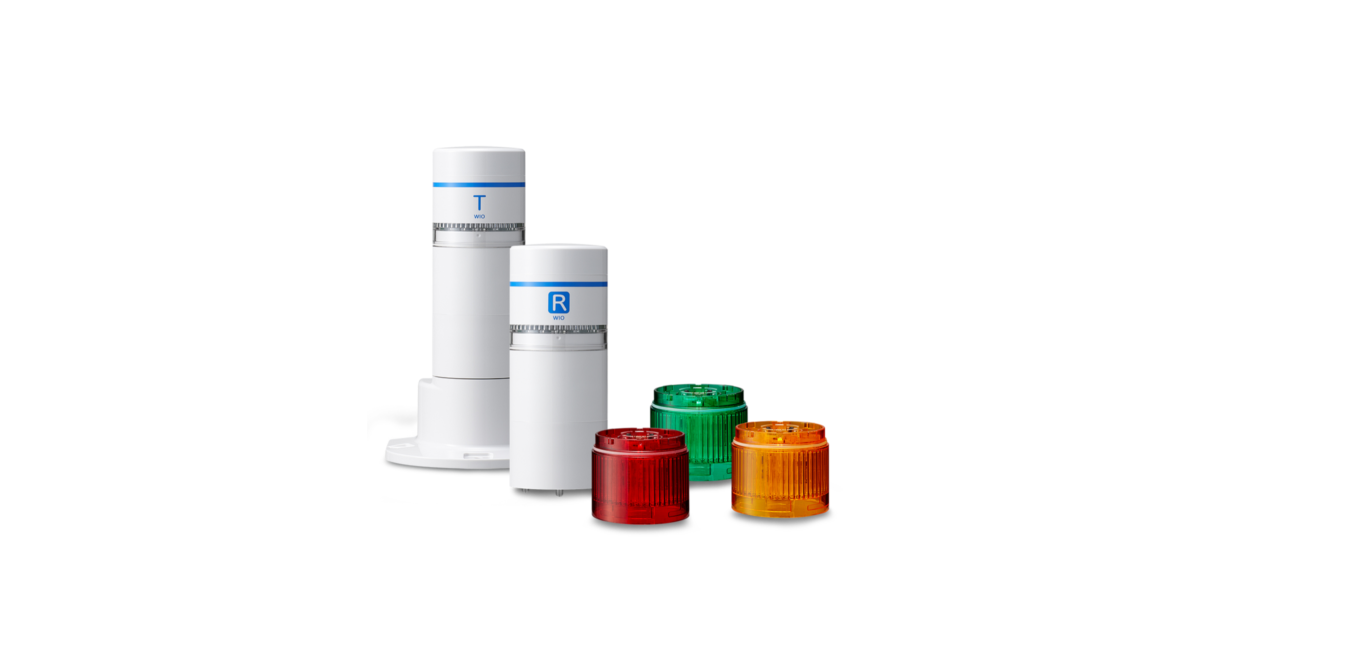 The WIO wireless system from Patlite is a Bluetooth-enabled system that allows for remote indication and monitoring.