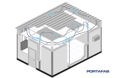 Many modular offices and buildings can be outfitted with modular electrical systems that further reduce the need for highly skilled electricians.