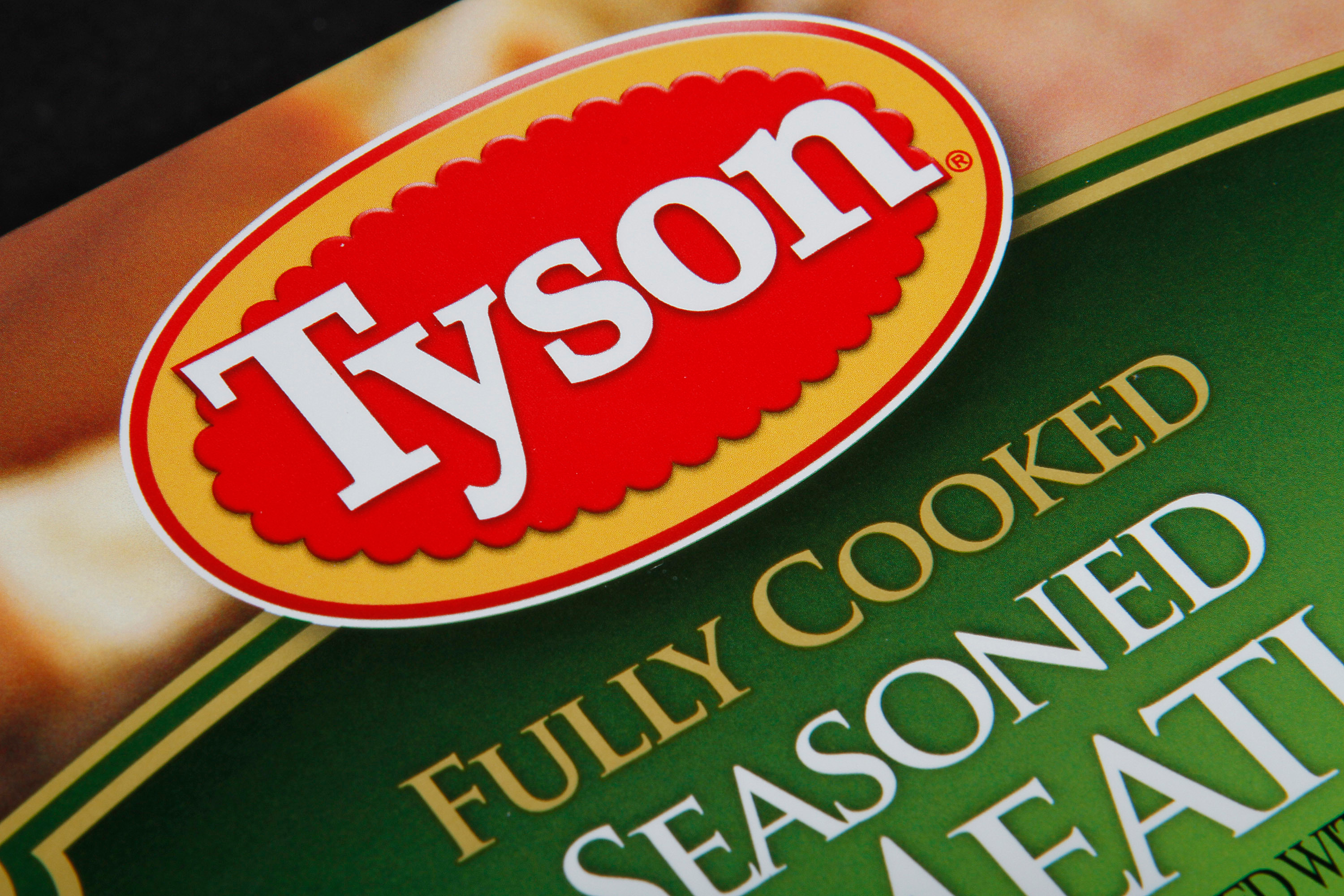 A Tyson food product is displayed in Montpelier, Vt., Nov. 18, 2011.