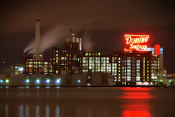 The Domino Sugar sign in Baltimore, Oct. 2017.