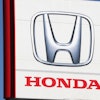 The logo of the Honda Motor Co. is seen in Yokohama, near Tokyo, Dec. 15, 2021.