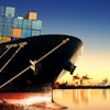 Container Ship At Port And Cargo Plane 000071988275 Large