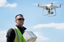 Michael Jones operates his drone, April 2, 2021, in Goldsboro, N.C. A North Carolina board that regulates land surveyors didn't violate the drone photography pilot's constitutional rights when it told him to stop advertising and offering aerial map services because he lacked a state license, a federal appeals court ruled on Monday, May 20, 2024.