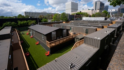 Gated micro community in Atlanta, GA.
