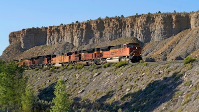 A freight train near Price, Utah, July 13, 2023.