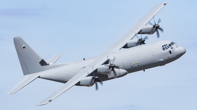 The C-130J Super Hercules.