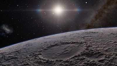 Moon surface.