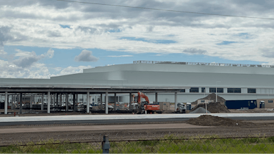 Construction continues at Hyundai's $7.6 billion electric vehicle plant in Ellabell, Ga.