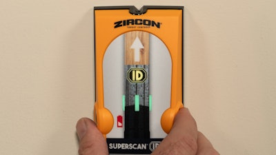 The new stud finder boasts an intuitive user interface that indicates the center, left edge and right edge of wood and metal studs.