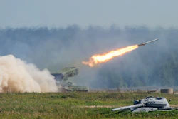 Missile takeoff.