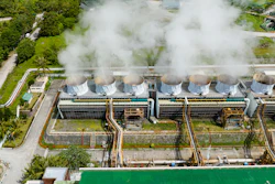 Geothermal plant.