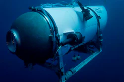 This undated image provided by OceanGate Expeditions in June 2021 shows the company's Titan submersible.