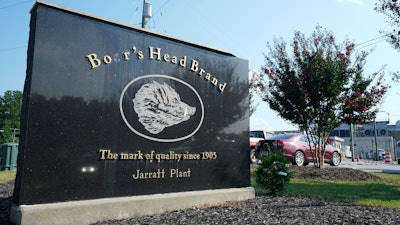 Boar's Head processing plant tied to a deadly food poisoning outbreak, Jarratt, Va., Aug. 29, 2024.