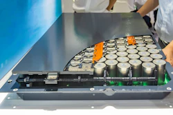 A lithium battery pack module.
