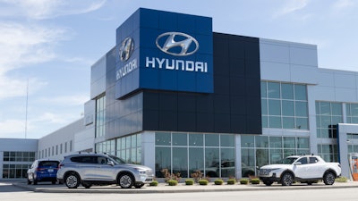 A Hyundai Motor Vehicles dealership.