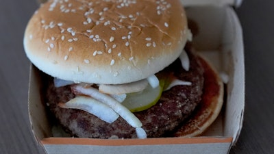 A McDonald's Quarter Pounder sandwich, Oct. 23, 2024, Chicago.