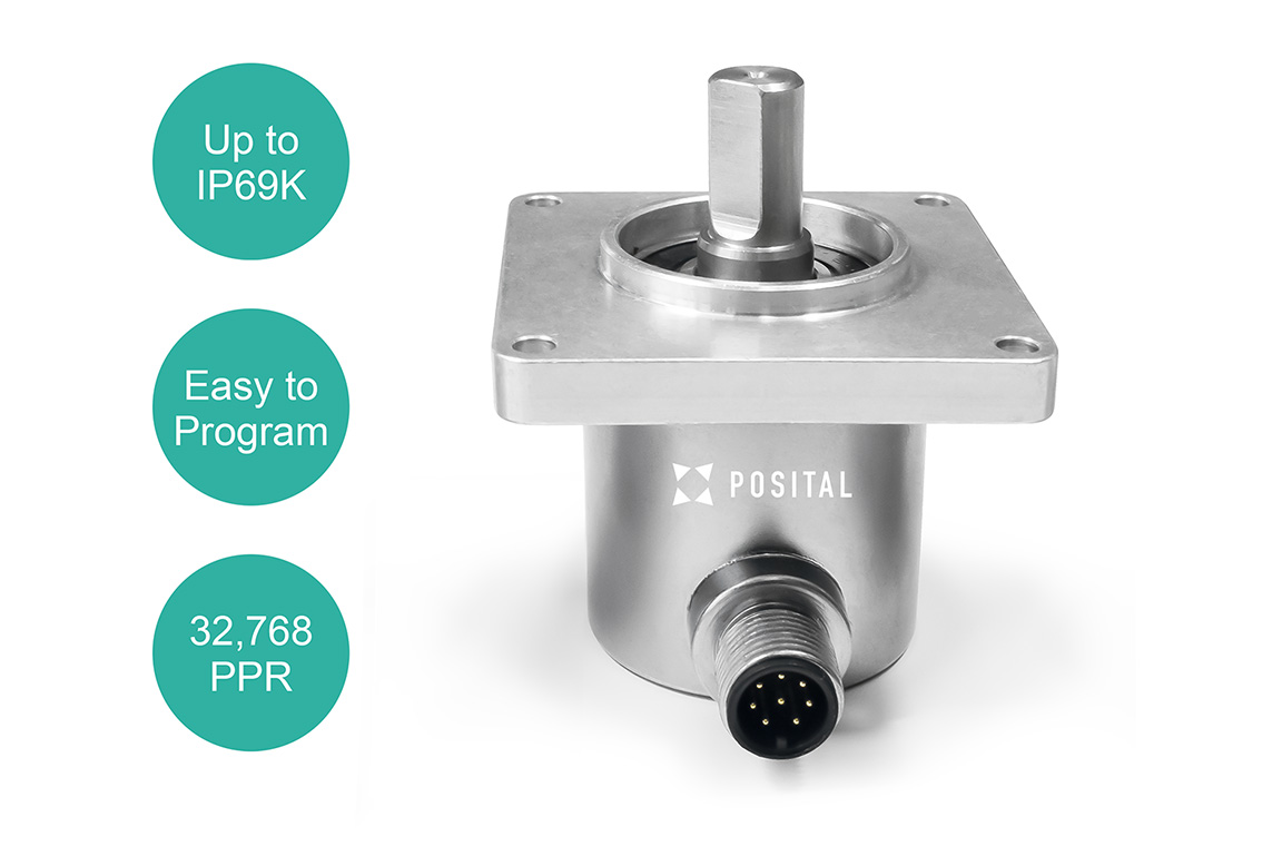Posital's IXARC Incremental Rotary Encoders.