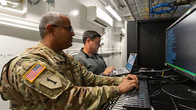 Constellation researchers and performers from industry and U.S. Army Cyber Command deploy cyber analytic applications via CANDOR in an operational test environment.