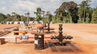 Oil and Gas operation in Gabon.
