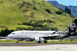 An Air New Zealand Aircraft.