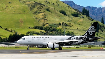 An Air New Zealand Aircraft.