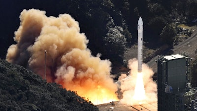 The Kairos No. 2 rocket, a Japanese commercial rocket carrying a set of satellites, is launched from Space Port Kii in Kushimoto town, western Japan Wednesday, Dec. 18, 2024.