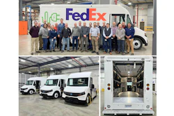 Blue Arc's electric trucks.
