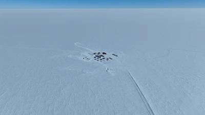 Little Dome C field base and drilling station sits in eastern Antarctica on Tuesday, Jan. 7, 2025.