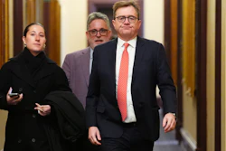 Canadian Minister of Energy and Natural Resources Jonathan Wilkinson arrives for a Liberal caucus meeting in Ottawa, Jan. 8, 2025.