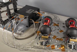 LMSwRI led the development of the LMS instrument for the Mare Crisium lander mission, which includes (from left) a magnetometer, a central electronics box and four spring-launched electrodes.