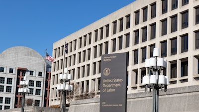 The U.S. Department of Labor building.