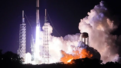 Blue Origin's New Glenn rocket lifts off from Launch Complex 36 at the Cape Canaveral Space Force Station, Jan. 16, 2025, in Cape Canaveral, Fla.