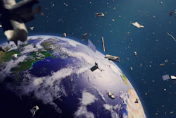 Debris left in space.