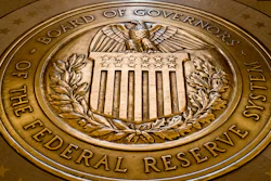 The seal of the Board of Governors of the United States Federal Reserve System at the Marriner S. Eccles Federal Reserve Board Building, Washington, Feb. 5, 2018.