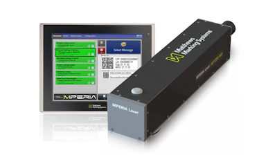 Matthews Marking Systems' precision MPERIA laser.