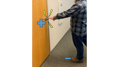Shock By A Door