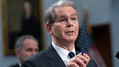 Treasury Secretary Scott Bessent testifies before the House Appropriations Committee, Capitol Hill, May 6, 2025.