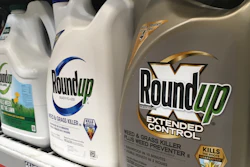 Containers of Roundup are displayed on a store shelf in San Francisco, Feb. 24, 2019.
