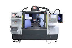 The integrated Haas CNC machine.