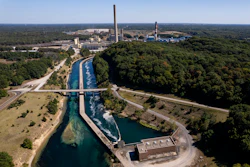 An aerial image of Consumer Energy's J.H. Campbell Generating Complex in Ottawa County, Mich., Sept. 21, 2024.
