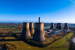 Ferry Power Station, a coal fired power station located in Warrington, England.