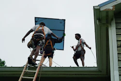 Solar panels are installed on a home in Chapel Hill, N.C., Wednesday, July 2, 2025.