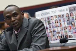Paul Njoroge testifies during a House Transportation subcommittee hearing on Capitol Hill in Washington, July 17, 2019, on aviation safety.