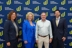 Mueller Streamline and Wynne Economic Development representatives.