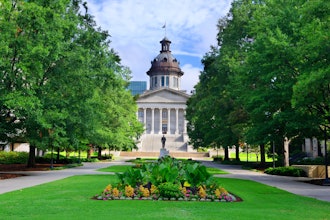 The South Carolina State House in Columbia, South Carolina.