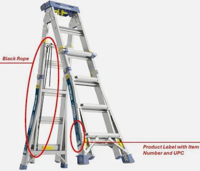 A Werner Multi-Max Pro Multi-Purpose Ladder, Aug. 14, 2025.