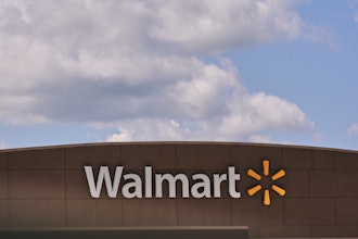 Clouds pass over a Walmart store, Aug. 14, 2025, Manchester, N.H.