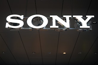 A logo of Sony is seen at the headquarters of Sony Corp. on May 10, 2022, in Tokyo.